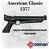 Пневматичний пістолет Crosman American Classic P1377 чорний мультикомпресійний, фото 2