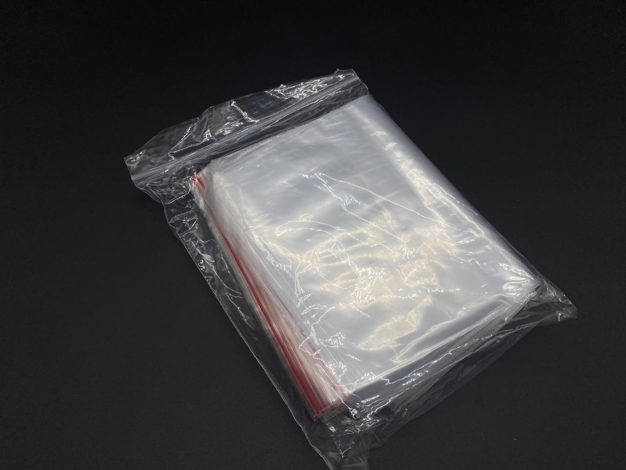Зіп-Лок пакет для пакування та зберігання дрібних деталей 20х30 см. із замком zip-lock 95 шт/уп. Пакет струна, фото 1