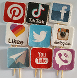 Набір "Соц. мережі" топер, фото 3