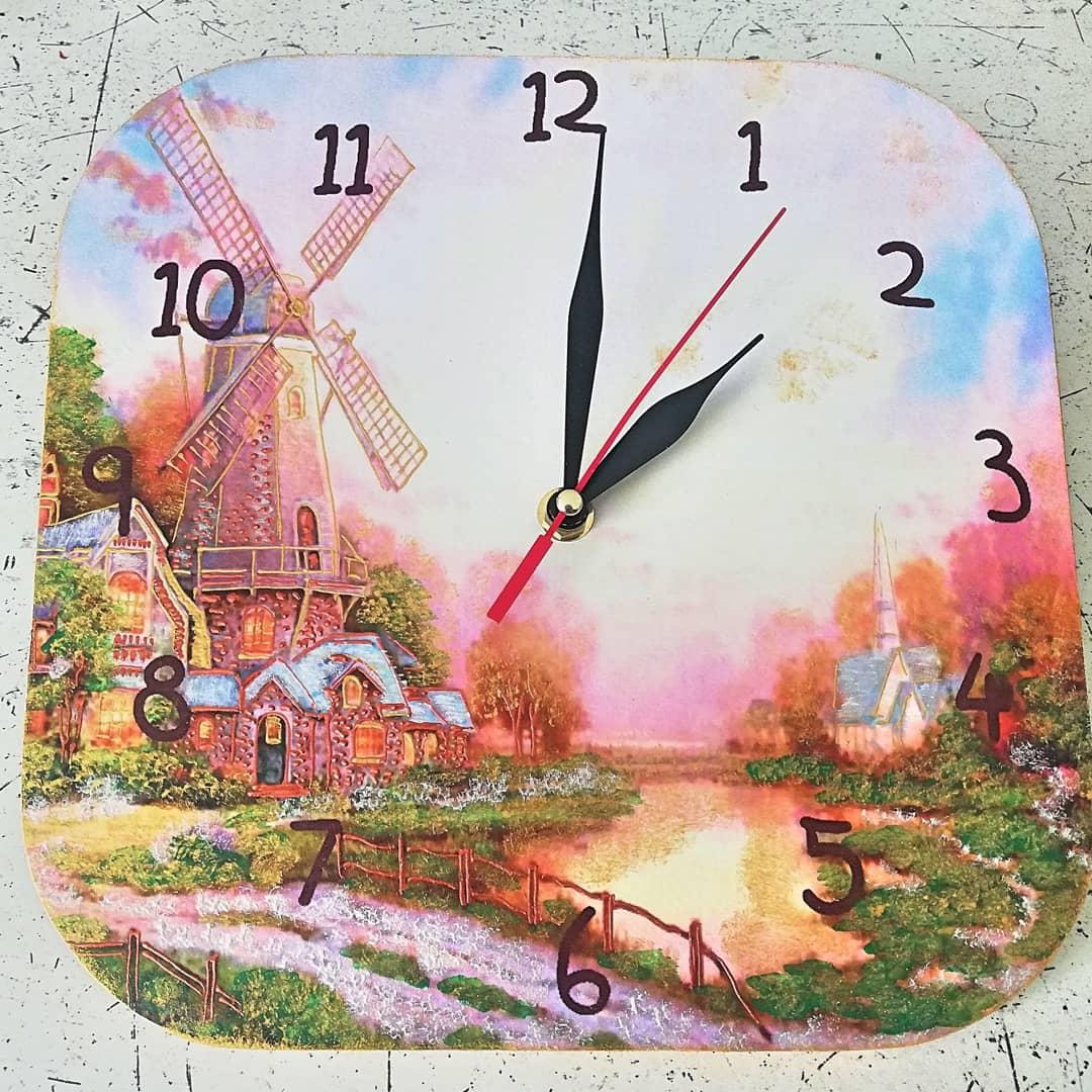 Годинник на стіну / Настінний годинники інтер'єрний декоративний кварцовий з малюнком   301