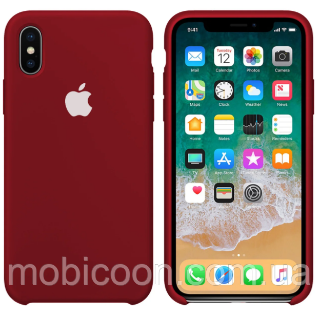 Чохол Silicone Case для Samsung Galaxy а10 a105 Bordo (самсунг А10)