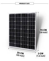 Сонячна панель батарея 50 Ватів