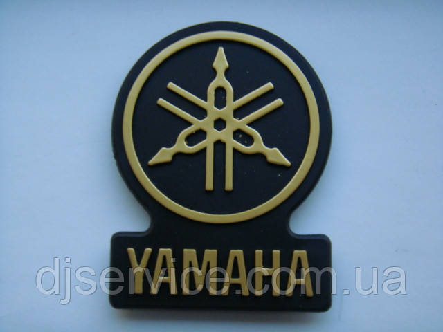 Значок, наклейка, логотип Yamaha 80mm на сітку колонки, фото 1