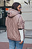 Р 50-60 Демісезонна куртка з короткими рукавами Батал 22366, фото 8