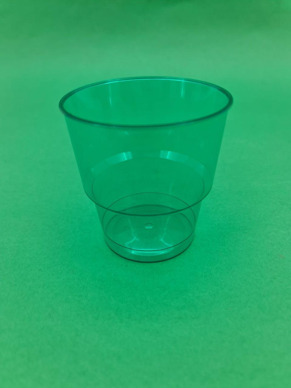 Склянка склоподібна 200 мл ТМ Швидкоff зелений уп. 25 штук (576871687), фото 1