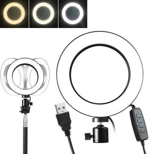 Професійна кільцева LED світлодіодна лампа Ring Light 20 см, фото 1