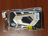 Накладка Armor Case iPhone X / XS 5.8 з підставкою (золото), фото 3