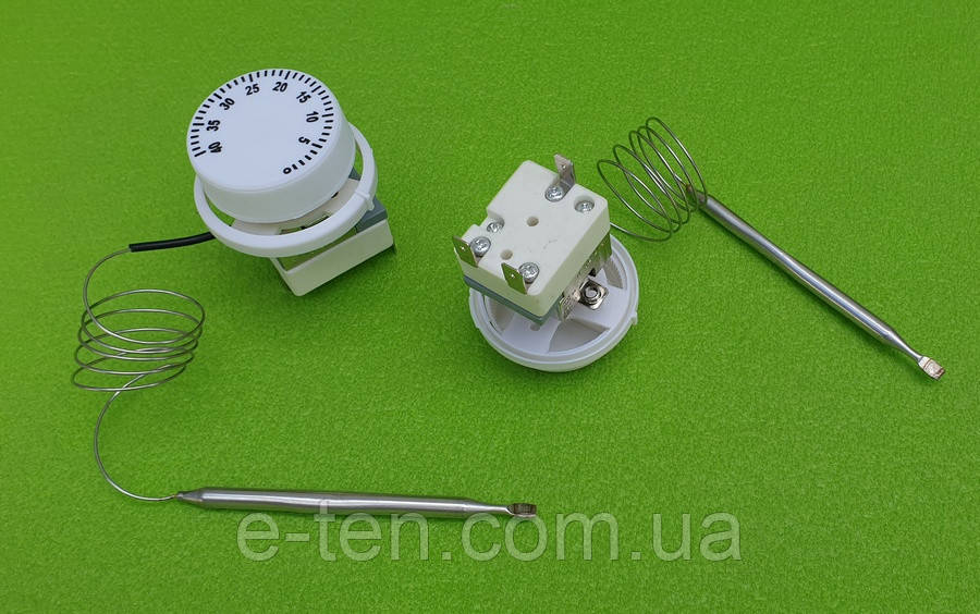 Термостат капілярний механічний WY-40 / Tmax = 40°С / 16A / T125 / 250V (3 контакти) до конвекторів