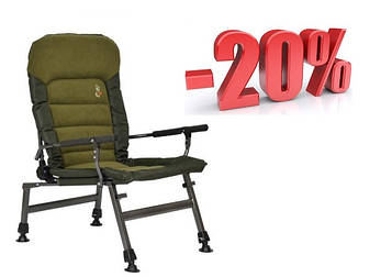 Крісло коропове рибальське 2020 Elektrostatyk FK6 комфортне. Навантаження 150кг/max