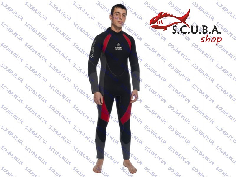 Гідрокостюм для дайвінгу SARGAN Foros Long men 5 mm