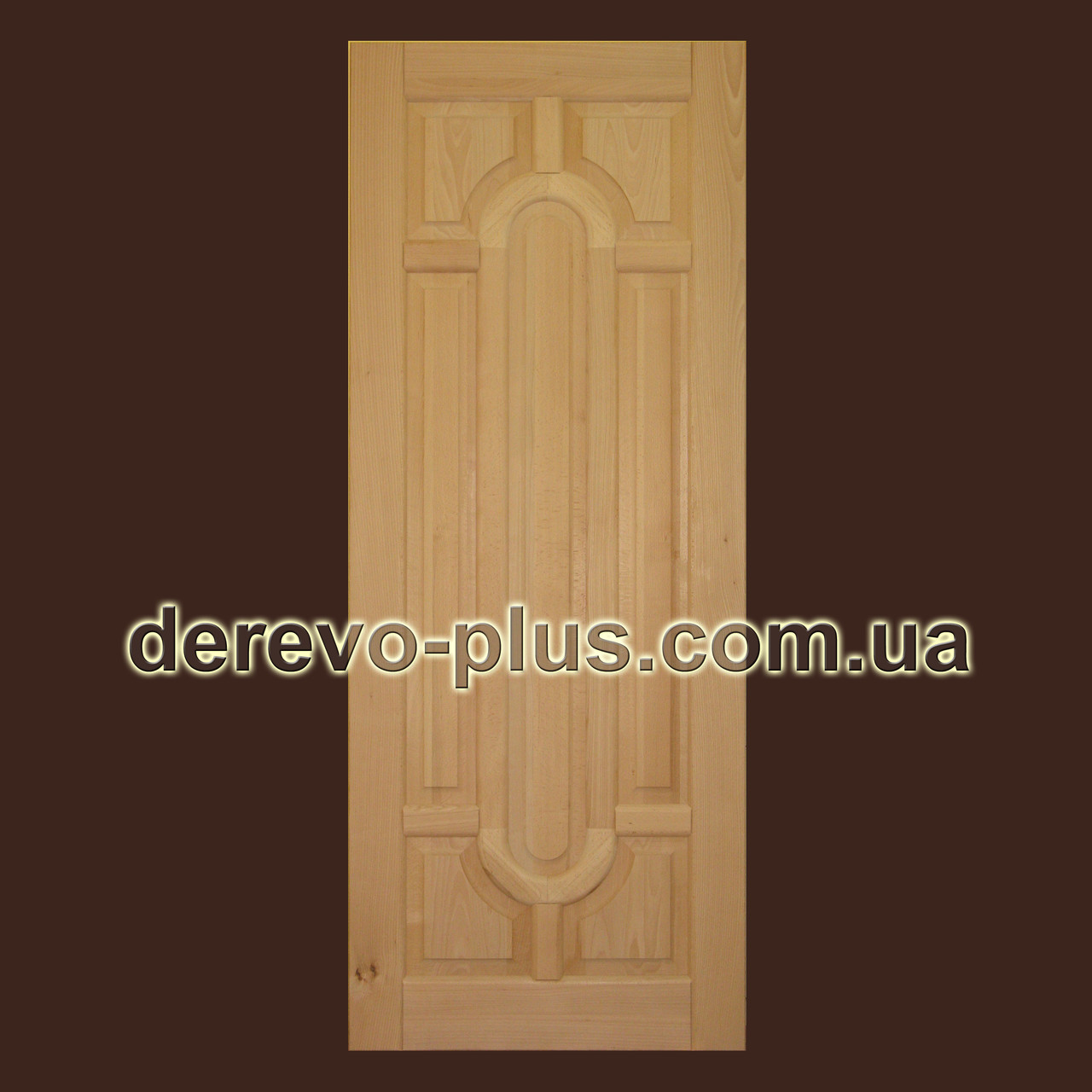 Двері з масиву дерева 80см (бук, глухі) f_0080, фото 1