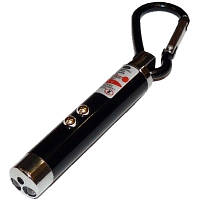 Ліхтар брелок BAILONG 117-1led, лазер, ультрафіолет