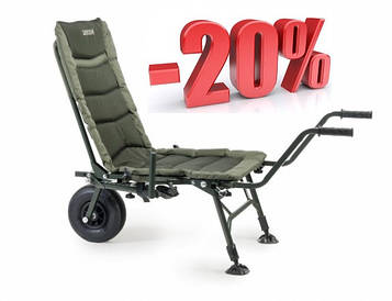 Крісло рибальське Mivardi усилиное супер легке Feeder Master з візком навантаження 150 кг