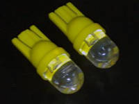 LED лампочка желтого свечения T10 АВТО х 2шт