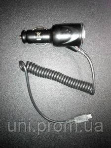 Micro USB MEGA авто зарядка 2 Ампера + 2 USB порту, фото 1