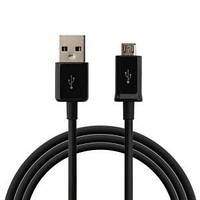 Micro USB зарядка синхронізація USB кабель чорний