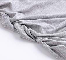 Туніка з бюстгальтером для вагітних тканин Modal молочний колір, фото 3