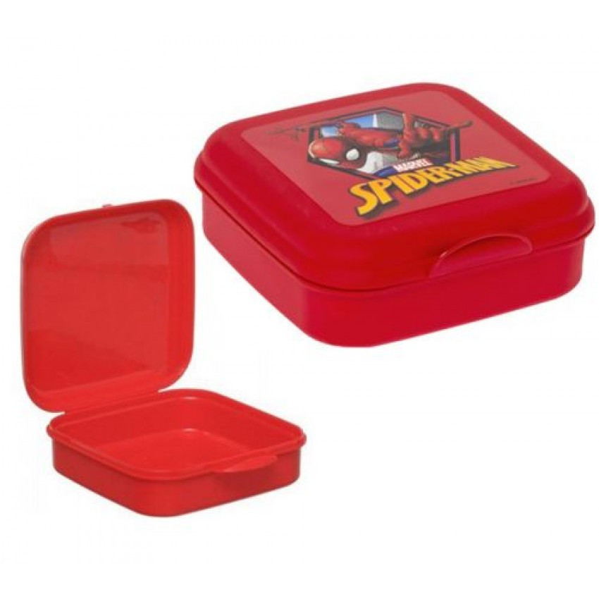 Ланчбокс пластиковий HEREVIN Disney Людина-павук 15 х 15 см h-5 см 161456-190