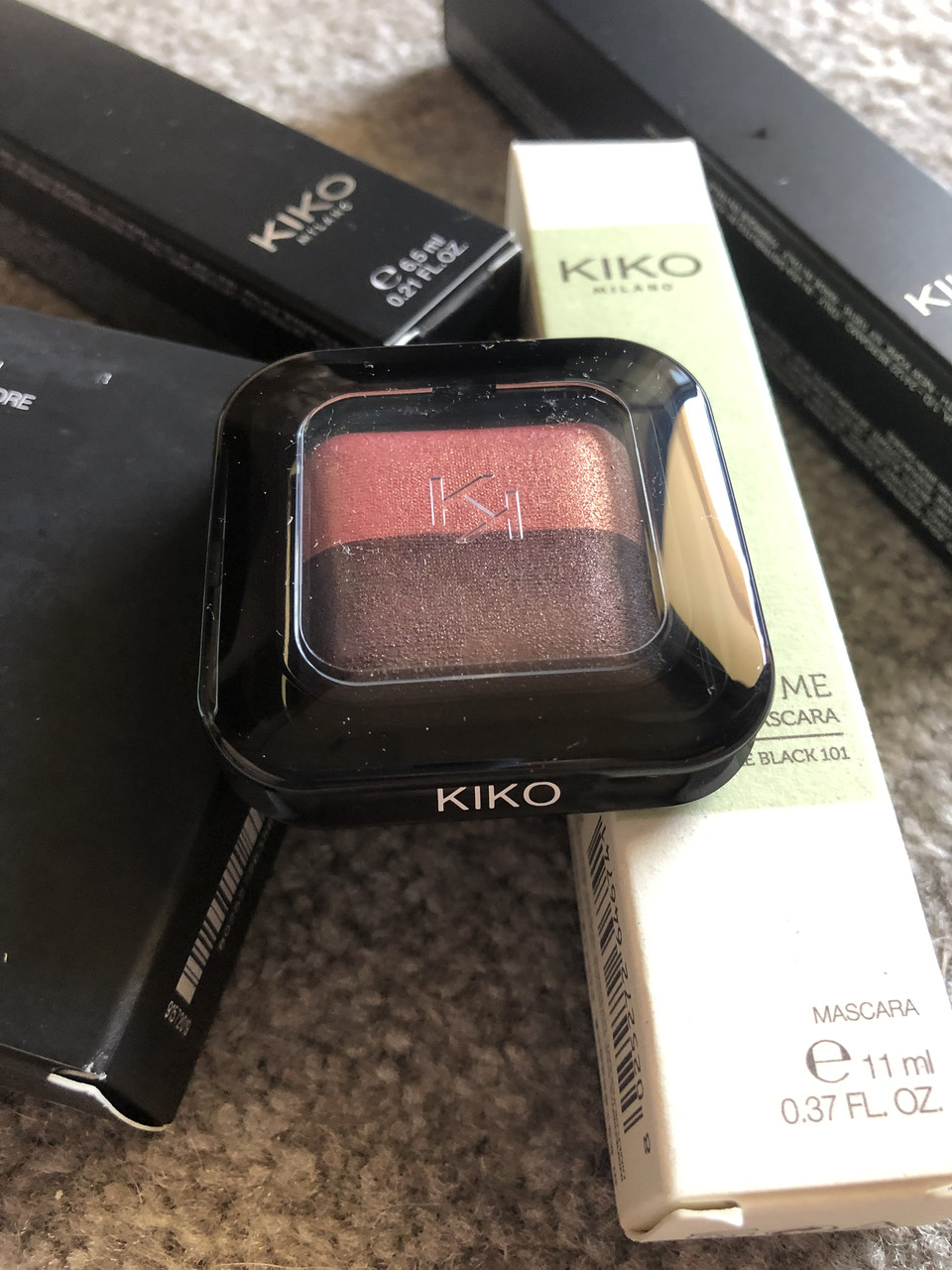 Двойные тени, KIKO Milano, Bright Baked Eyeshadow Duo №13 (ID ...