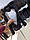Жіноча норкова шуба напівшубок S XS канадська нірка темно-коричневого практично чорного кольору, фото 4