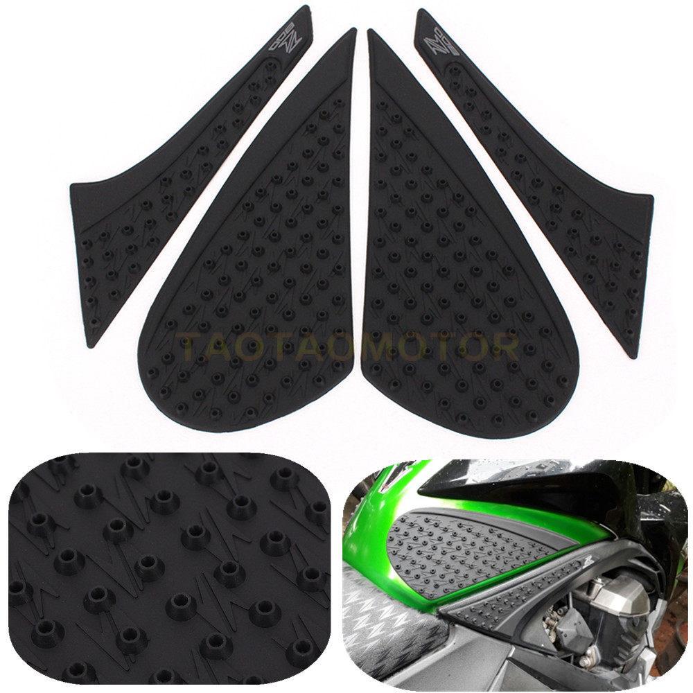 Наклейки гумові протиковзкі на бак мотоцикла Kawasaki Z800 2012-2016