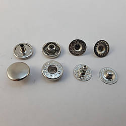 Кнопка Альфа 10мм Нікель VT-2 (720шт.)