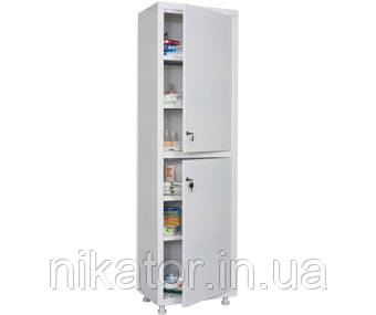 Шафа медична металева одностулкова ШКАФ MED 1 1650/SS