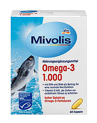 Mivolis Omega 3 риб'ячий жир 1000 мг, 60 капс.