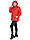 Куртка Діна 54-70 осінь червоний, фото 2