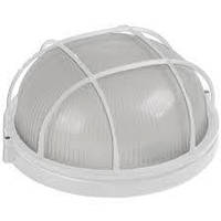 Світильник НПП1102, 100Вт Е27, білий круг, решітка ІЕК