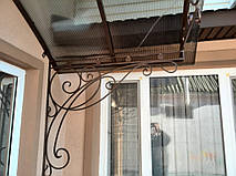 Кованый козырек 4