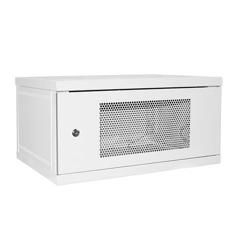 Серверна шафа IPCOM СН-6U-06-06-ДП Перфорація, Глибина-600, ширина-600 крок 25 мм, фото 1