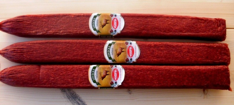 Ковбаса Ловецька Lovecka Salama Vijofel 500 г Словаччина (опт 3 шт)
