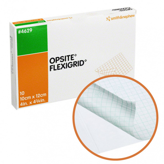 Opsite Flexigrid 12х25см - Паропроникна плівкова адгезивна ранова пов'язка