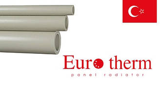 Поліпропіленова труба EUROTHERM PPR-AL-PPR армована Stabi (композит) д. 40x5.5