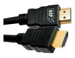 Кабель SCP 944E-6 HDMI to HDMI 1.8 м UltraHD 4K Black PVC