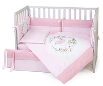 Постільна білизна для дитячого ліжечка Верес Flamingo pink 6 предметів, фото 2