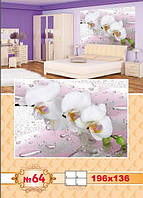 Фотообої Біла орхідея No 64-196*136 см