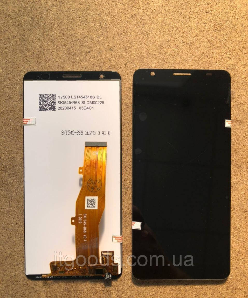 Оригінальний дисплей (модуль) + тачскрін (сенсор) для ZTE Blade A3 2020 (чорний колір)