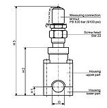 Гідравлічний адаптер Serv-Clip SC-1-A-15 (під тиском), фото 2