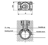 Гідравлічний адаптер Serv-Clip SC-1-A-15 (під тиском), фото 3
