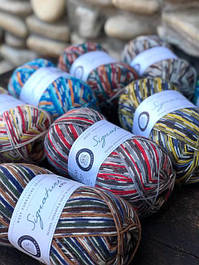 Шкарпеткова секційна пряжа WYS 4ply ,75% шерсть 25% поліамід ,400м/100г