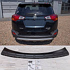 Пластикова захисна накладка заднього бампера для Toyota RAV-4 2013-2016