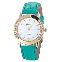 Жіночий годинник Geneva Diamond бірюзовий