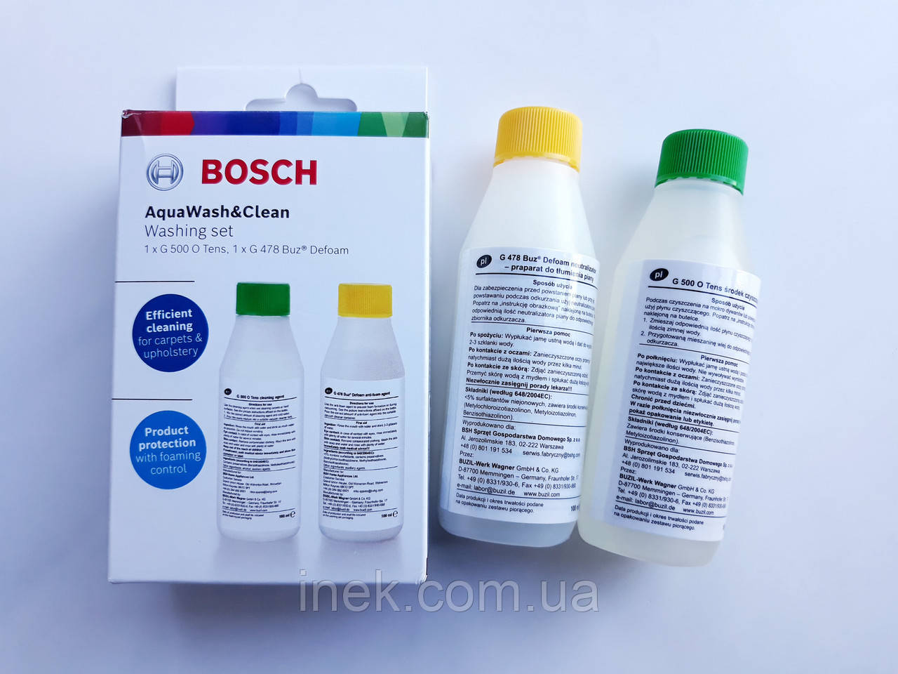 Комплект засобів для мийних пилососів Bosch, Zelmer 00312133
