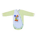 Боді дитяче довге рукав із принтом "Плуто" для хлопчиків інтерлок, фото 2