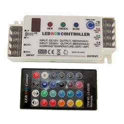Контролер однозональний з пультом RGB-LS-0958 (15A)