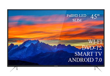 ТЕЛЕВІЗОР THOMSON 45" Smart-TV FullHD T2 USB Гарантія 1 РІК! Android 7.0