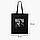 Еко сумка Ренесанс Мона Ліза "Джоконда» (Mona Lisa La Gioconda) чорна саржа, шопер з принтом, фото 3