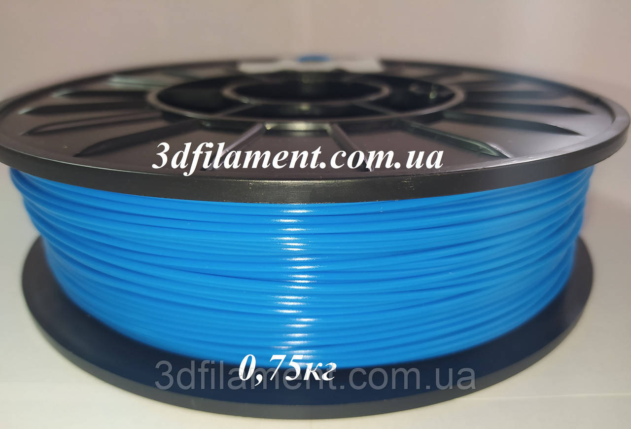 Пластик PLA (ПЛА) Блакитний 1,75 mm 0,75 кг